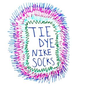 Tie dye Nike socks